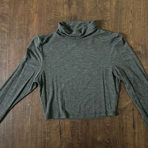 Cropped Turtleneck top